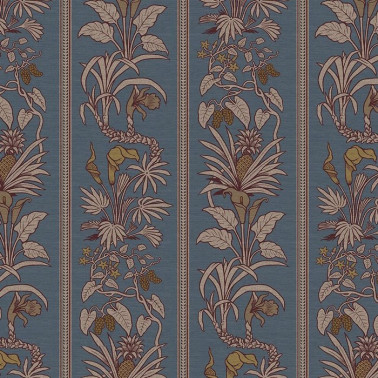Botanize Heritage Grasscloth Whale Blue DVS054