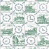 Plaque verte bleue LCW-1087-002