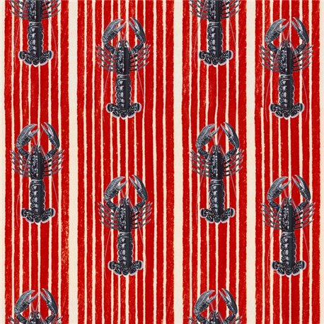 Mediterranean Lobsters Red WP30064 Mediterranean Lobsters Red WP30064