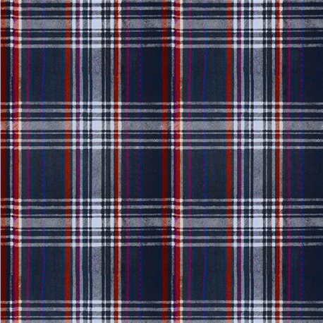 Seaport Plaid Navy Blue WP30067 Seaport Plaid Navy Blue WP30067