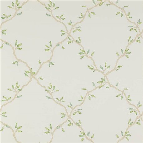 Leaf Trellis Ivory Green 07706-03 Leaf Trellis Ivory Green 07706-03