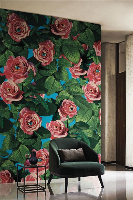 Papier peint EYES & ROSES 11TP-01 - LONDON ART