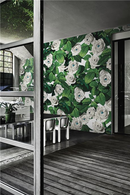 Papier peint EYES & ROSES 11TP-02 - LONDON ART