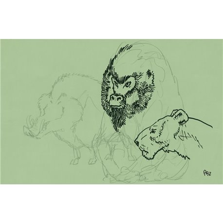 75761 3 BESTIARIO-SKETCH GREEN 75761 3 BESTIARIO-SKETCH GREEN
