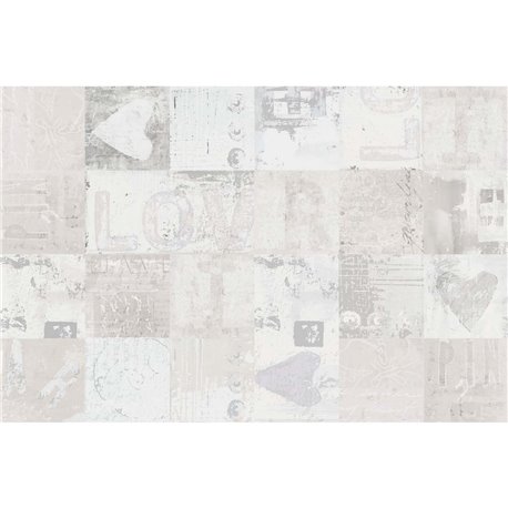 54528-1 LOVE-AND-PATCH-WHITE 54528-1 LOVE-AND-PATCH-WHITE