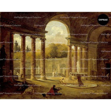 FONTAINE SOUS UN PORTIQUE 050-41