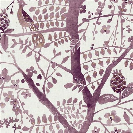Peacock Block Print Berry BO6631 Peacock Block Print Berry BO6631