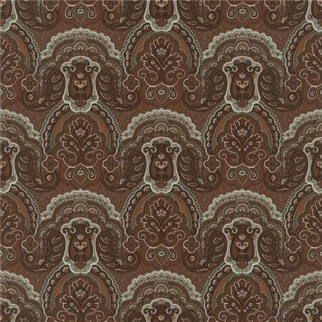 Crayford Paisley Tobacco PRL034-04 Crayford Paisley Tobacco PRL034-04