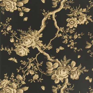 Papel de parede PRL27-06 ASHFIELD FLORAL - TOBACCO - Ralph Lauren Home