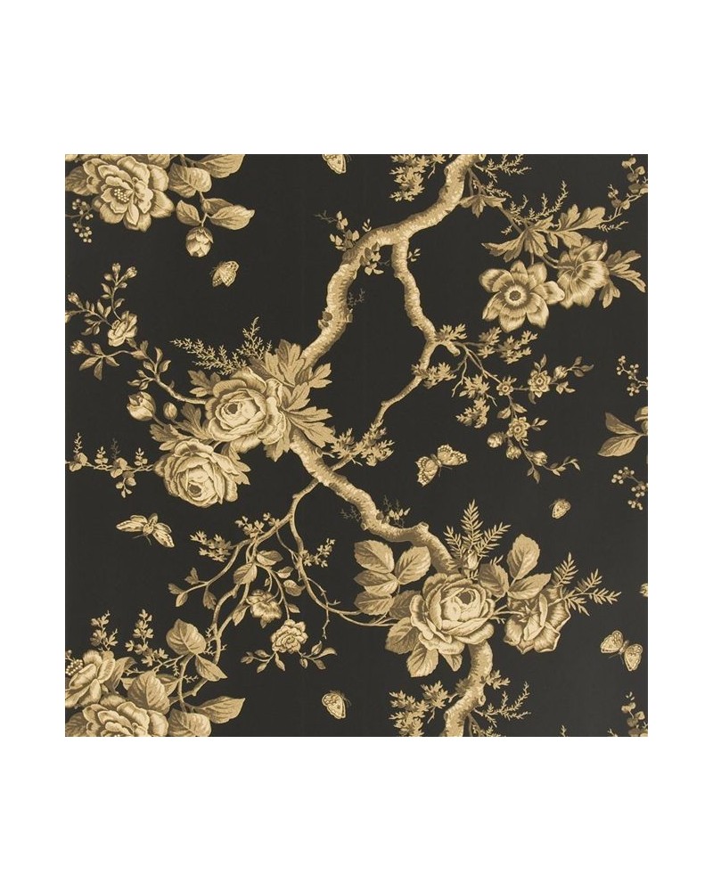 Papel de parede PRL27-06 ASHFIELD FLORAL - TOBACCO - Ralph Lauren Home Papel de parede PRL27-06 ASHFIELD FLORAL - TOBACCO - Ralph Lauren Home