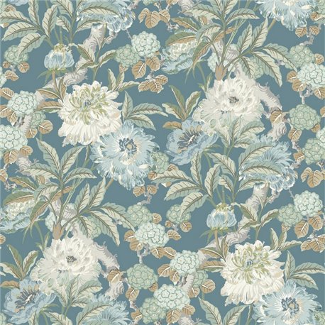 Summer Peony Denim BW45095-5 Summer Peony Denim BW45095-5