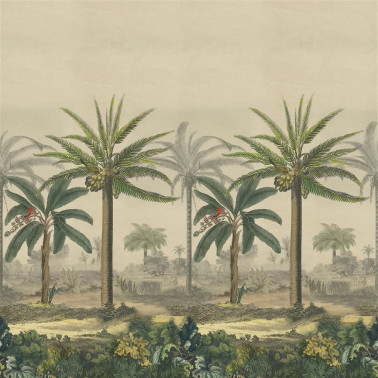 Palm Trail Scene 2 Sepia PJD6008-01
