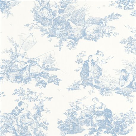 Scene D Ete Bleu Porcelaine 87916217 Scene D Ete Bleu Porcelaine 87916217