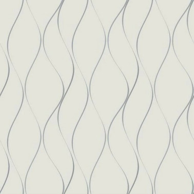 Wavy Stripe White Silver Y6201401