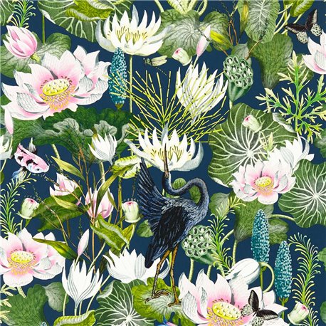 Waterlily Midnight W0137-04 Waterlily Midnight W0137-04