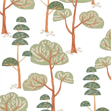 Trees Teal HAP105 Trees Teal HAP105
