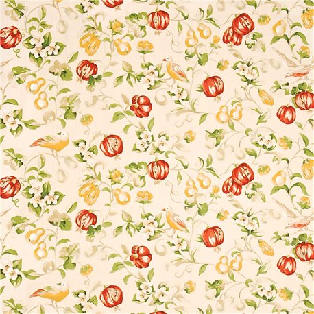 Pear and Pomegranate Lemon-Vermillion DAPGPE205 Pear and Pomegranate Lemon-Vermillion DAPGPE205