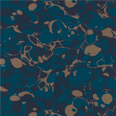 Marble Azurite Copper Japanese Ink HQN2112837 Marble Azurite Copper Japanese Ink HQN2112837