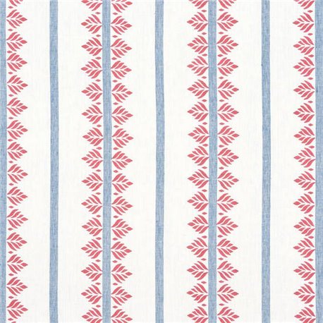 Fern Stripe Red and Blue AF15105 Fern Stripe Red and Blue AF15105