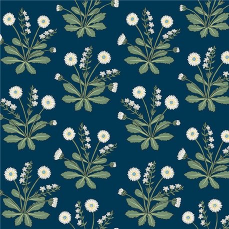 Meadow Flowers Navy White AC9151 Meadow Flowers Navy White AC9151