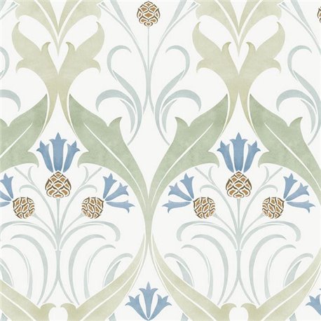 Pinecone Ribbon Green Blue AC9173 Pinecone Ribbon Green Blue AC9173