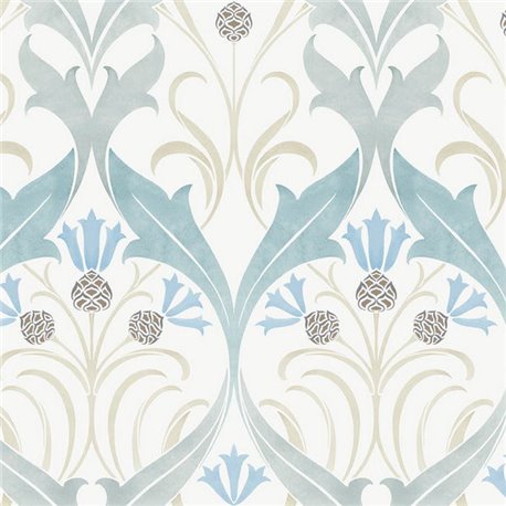 Pinecone Ribbon Teal AC9171 Pinecone Ribbon Teal AC9171