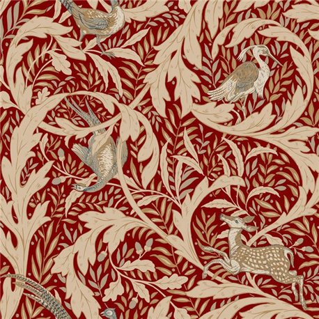Woodland Tapestry Red AC9121 Woodland Tapestry Red AC9121