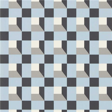 Blocks Cornflower Black Earth Sketched HQN3112944