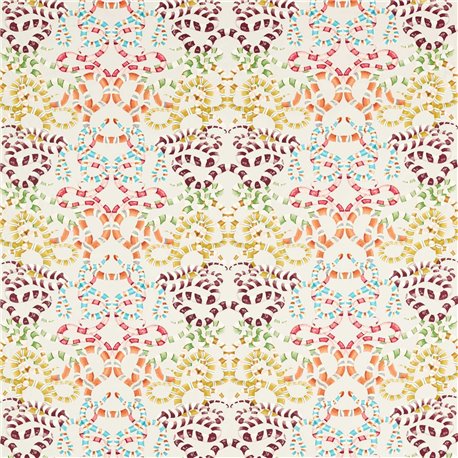 Serpenti Bleached Coral Paprika Positano Azul HQN3121141 Serpenti Bleached Coral Paprika Positano Azul HQN3121141