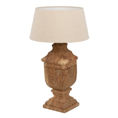 LAMPARA SOBREMESA MADERA SANKARA REF-936011 LAMPARA SOBREMESA MADERA SANKARA REF-936011