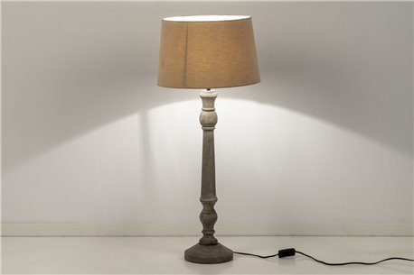 LAMPARA SOBREMESA MADERA GOTAN REF-936004