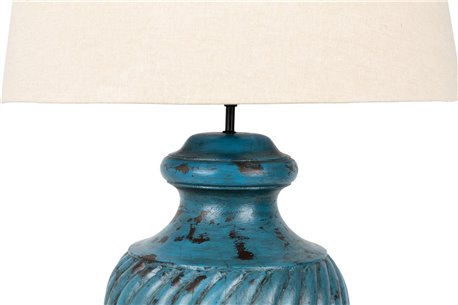 LAMPARA SOBREMESA MADERA NOKHA REF-936009