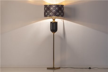 LAMPARA SUELO CRISTAL LEOPARDO REF-046303