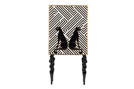 CABINET IMPRESO-PINTADO A MANO PARIS REF-905058