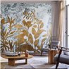 Fleur De Lune Gris Nuage Dore 75651832