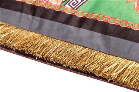 COJIN VELVET RELLENO PLUMAS CON FLECOS REF-923114
