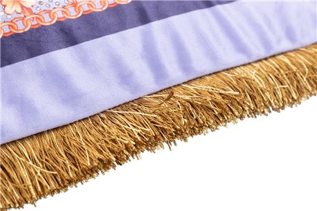 COJIN VELVET RELLENO PLUMAS CON FLECOS REF-923128