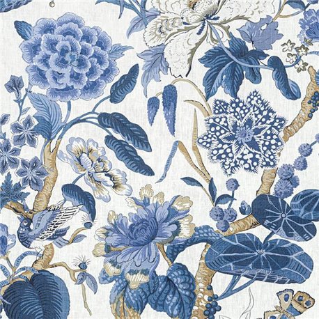Hill Garden Blue and White F913659 Hill Garden Blue and White F913659