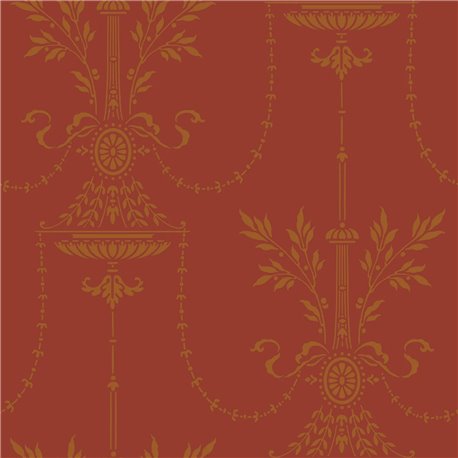 Dorset Metallic Gold On Red 88-7029 Dorset Metallic Gold On Red 88-7029