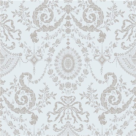 Woolverston Metallic Gilver On Pale Seafoam 88-10041 Woolverston Metallic Gilver On Pale Seafoam 88-10041