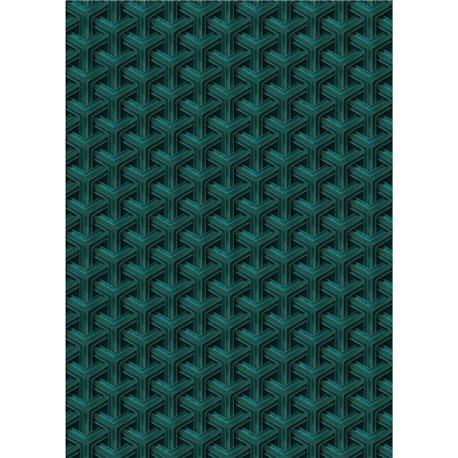 HEX WEAVE DARK EMERALD HEX WEAVE DARK EMERALD