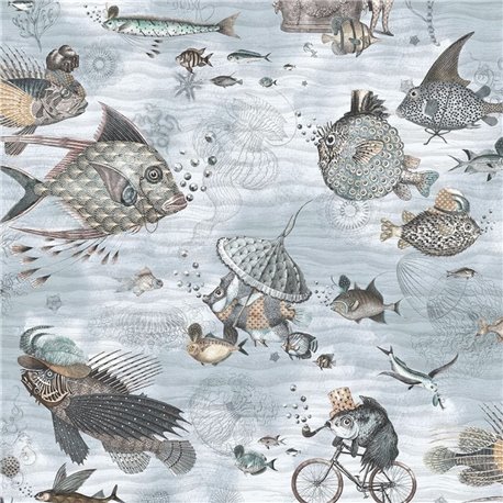 Sea Life Aqua and Sand BMHD002-07B Sea Life Aqua and Sand BMHD002-07B