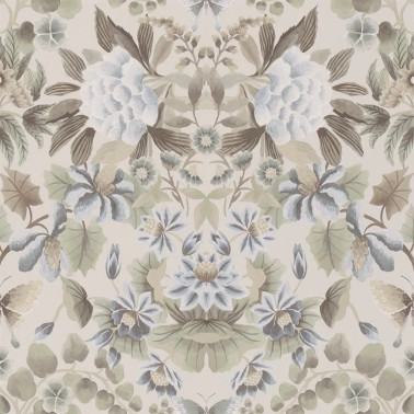 Ikebana Damask Eau De Nil PDG1156-02