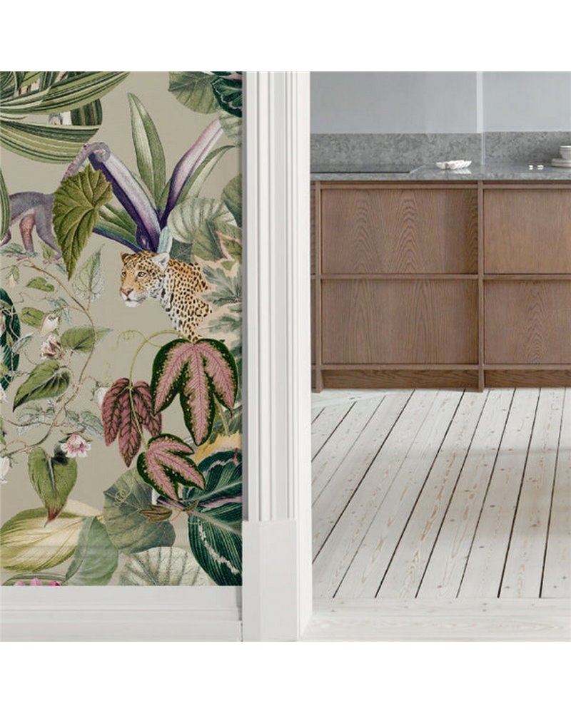JUNGLE WALLPAPER - BOLD BOTANICS - GREEN JUNGLE WALLPAPER - BOLD BOTANICS - GREEN