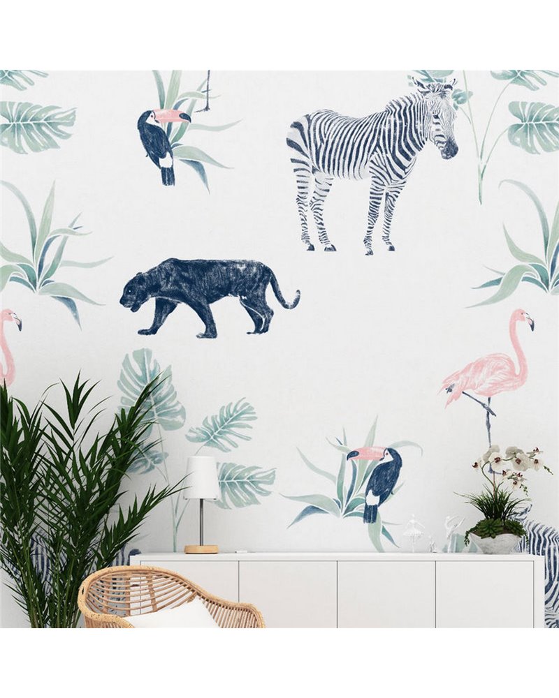 JUNGLE WALLPAPER - CHIQ SAFARI JUNGLE WALLPAPER - CHIQ SAFARI
