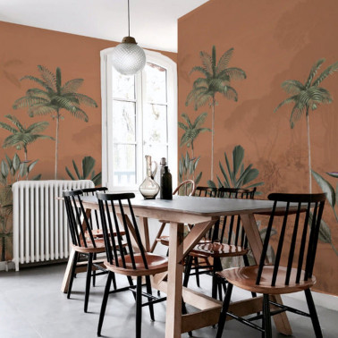 JUNGLE WALLPAPER - TROPICAL WILDERNESS - GINGER