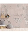 JUNGLE WALLPAPER - WILDLIFE'S PLAYGROUND - SOFT