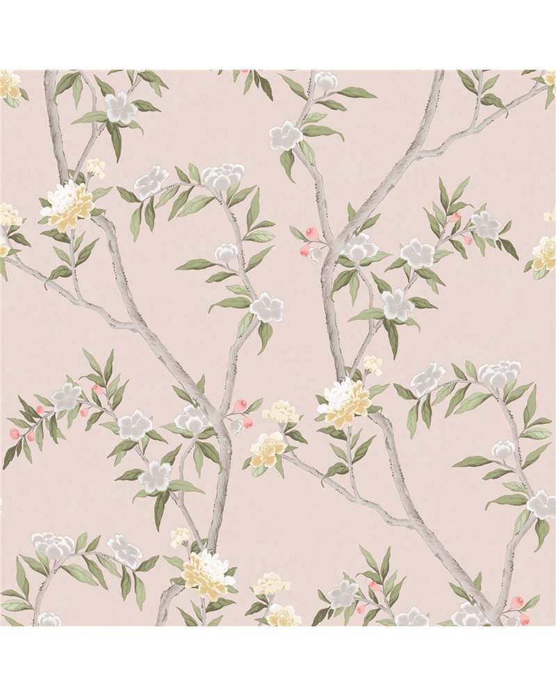 Chinoiserie Pink Pastel 1900-4 Chinoiserie Pink Pastel 1900-4