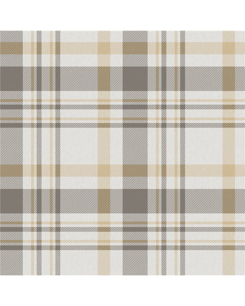 Plaid Grey Ocher 1906-3 Plaid Grey Ocher 1906-3