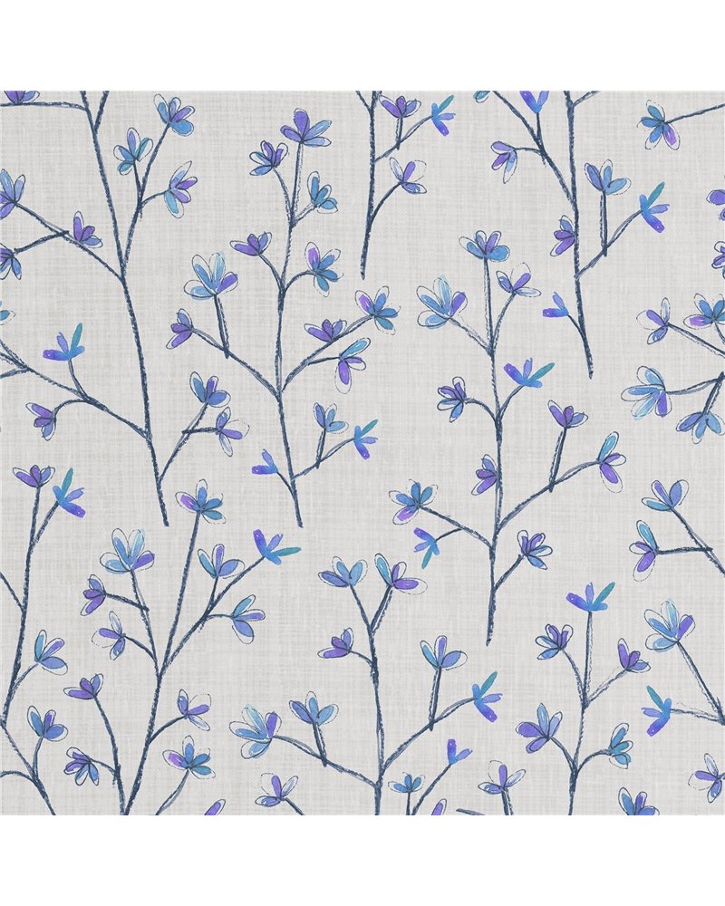 Ophelia Sheer Bluebell Cotton Ophelia Sheer Bluebell Cotton